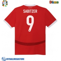 Fotballdrakt Dame Østerrike Marcel Sabitzer #9 Hjemmedrakt EM 2024 Kortermet